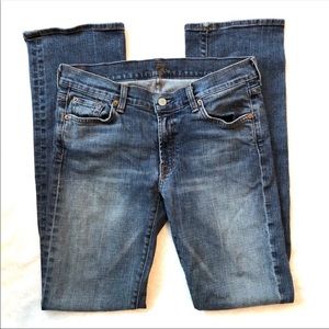 7 for all mankind bootcut jeans, size 31